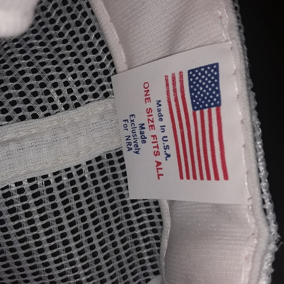 NRA Patriot Snapback Mesh Trucker Hat Vintage New Old Stock Made in the USA - Picture 3 of 9